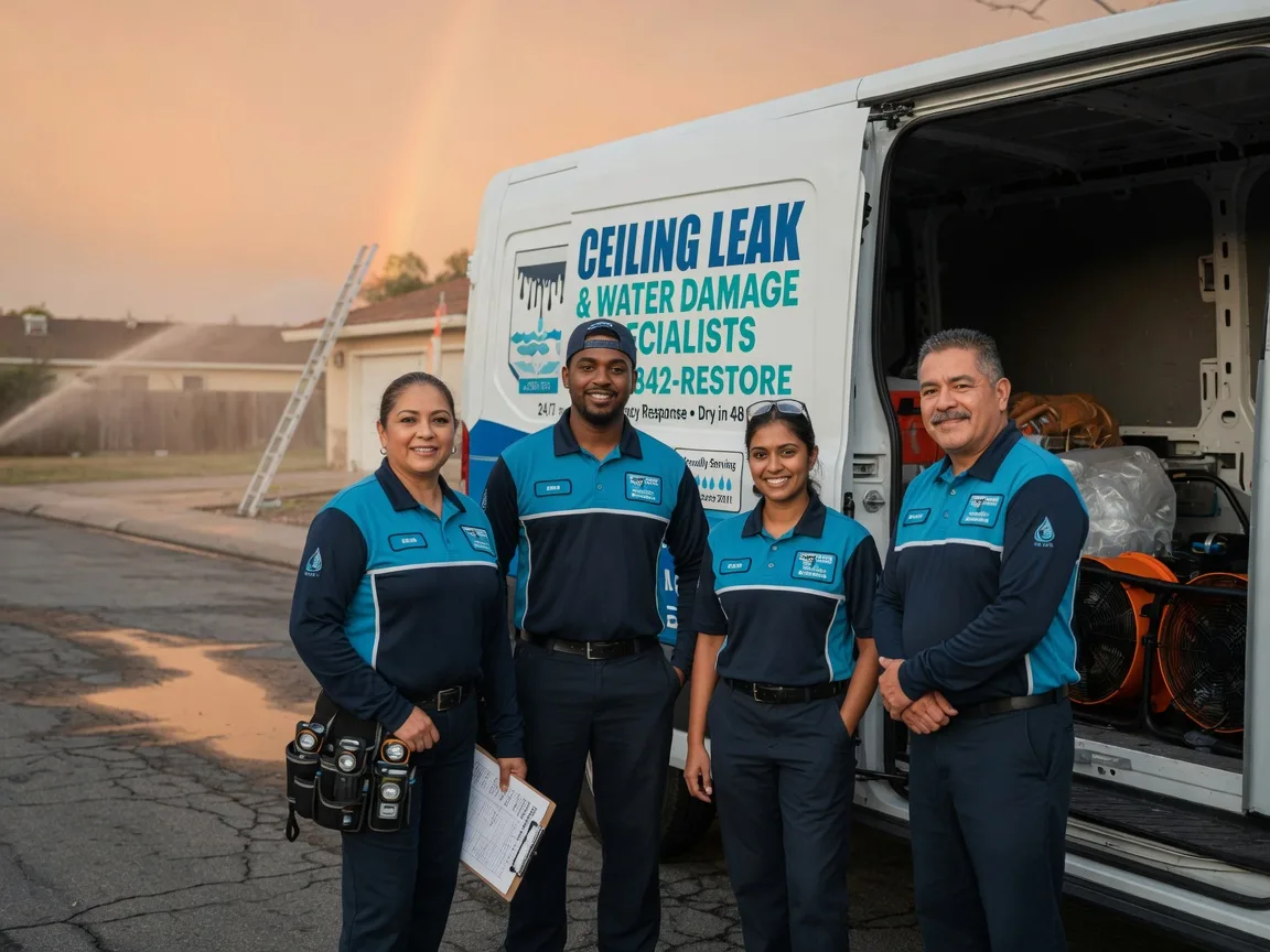 Ceiling Leak Cleanup company in Collins, WI