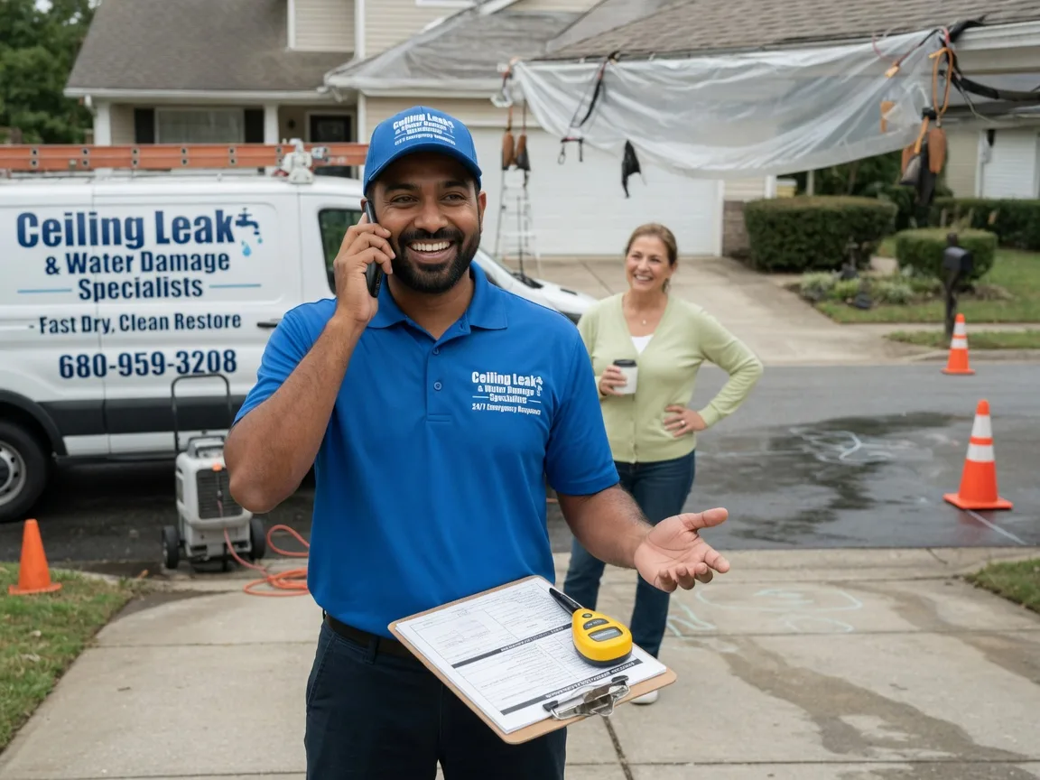 Ceiling Leak Cleanup Collins, WI FAQs